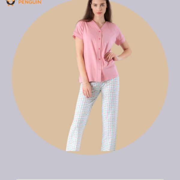 PINK PAJAMA PANTS SET